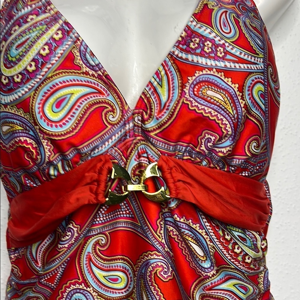 ANTONIO MELANI Red One Piece Swimwear - Picture 2 of 5